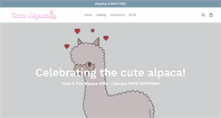 Desktop Screenshot of cutealpaca.com